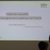 Les violences sexuelles dans l'enseignement supérieur
