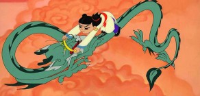 Le Prince Nezha triomphe du roi Dragon