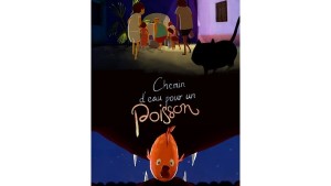 Chemin d'eau pour un poisson